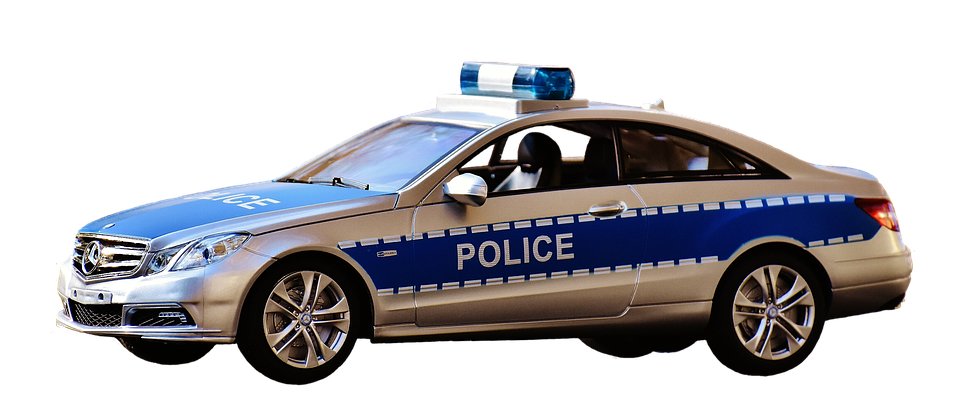 Policejní autíčko.